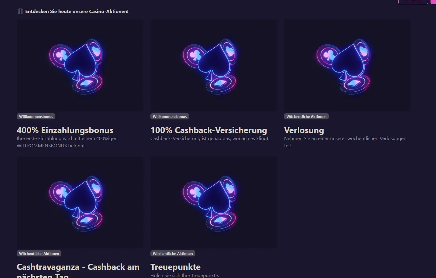 Ricardo's Casino Bonusangebote – Willkommensbonus und Aktionen im Überblick